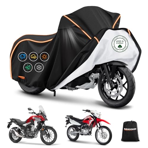 420D & Cotton Lining Waterproof Motorcycle Cover for Honda Africa Twin (Black / for Honda Africa Twin)