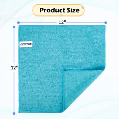 Microfiber Cleaning Cloth (20pk / 5 Colors Assorted)