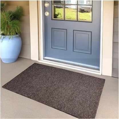 Heavy Duty Durable All Weather Indoor (6' x 11' (Rectangular) / Brick)