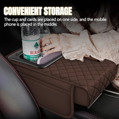 Car Center Console Cover (Coffee)