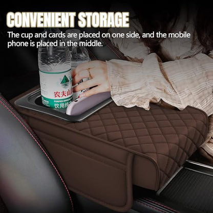 Car Center Console Cover (Coffee)