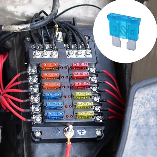 100 Pack Auto Fuses 15 AMP ATC (15 AMP)