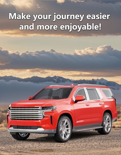 Window Rain Guards for Chevy Tahoe (2021-2026 Chevy Tahoe/Cadillac Escalade/GMC Yukon)
