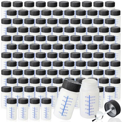 Touch up Paint Bottle with Brush Mixing Ball (Black, Blue)