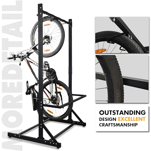 Freestanding 5 Bike Storage Rack Garage Bicycle Organizer Stand (5 Bikes)