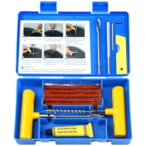 Tire Repair Kit with Plugs (Boxed Type - 19 PCs)