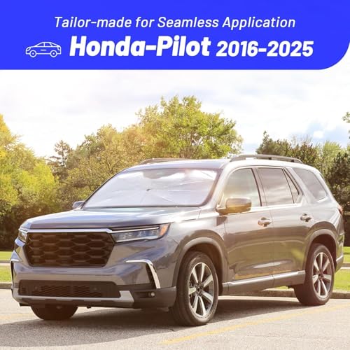 Windshield Sun Shade Umbrella for Honda Pilot 2016 (Fit for Honda Pilot 2016-2025)