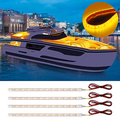 Amber Led Strip Light (Yellow / 12 inch)