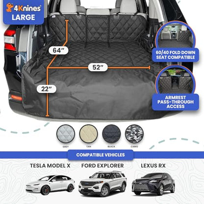 SUV Cargo Liner for Dogs (Black / Large)