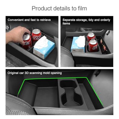 Centre Console Lower Storage Box for Hyundai Santa Fe 2024 (Center Lower Box With Cup Holder)