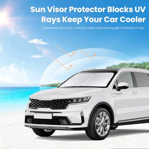 Windshield Sunshade for 2021 (for 2021-2026 KIA Sorento)