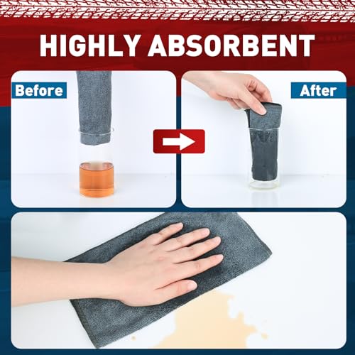 Microfiber Cleaning Cloths Bulk (Grey / 400P)