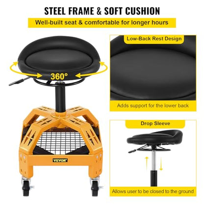 Rolling Garage Stool (Rolling Garage Stool)
