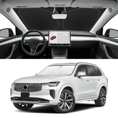 Custom Fit Windshield Sun Shade for Volvo XC90 2016 (for 2016-2026 2027 Volvo XC90)