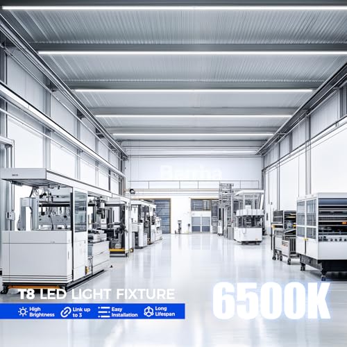 T8 LED Shop Lights 8FT (6500K / 8ft-4 Packs-100w)