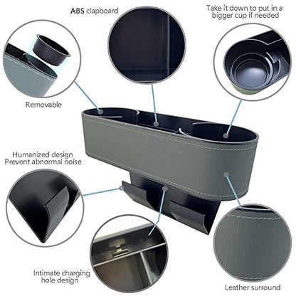 Cup Holder for Car Seat Gap Organizer (grey2)