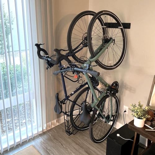 BLAT Bike Wall Mount Rack for Garage (X-Large / 2 Bikes)