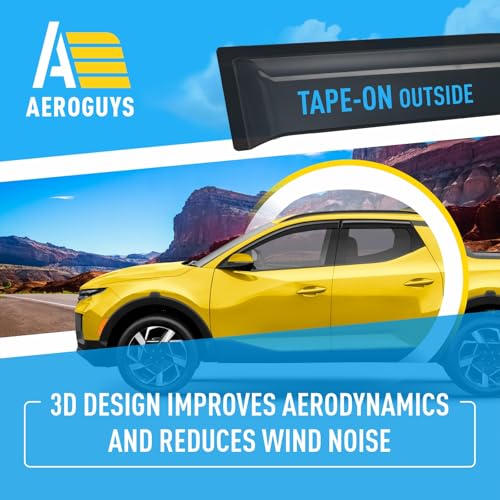 Extra Durable Window Deflectors Tape (For Hyundai Santa Cruz 22-26)