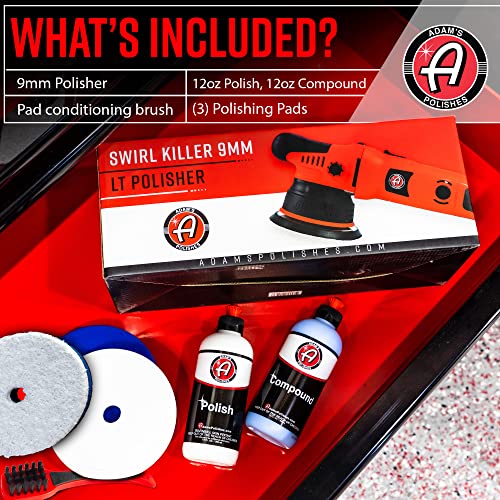 9mm Dual Action Car Polisher (Polishing Kit (7 Items))