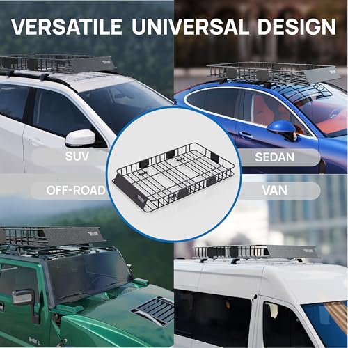 250lbs Extendable Rooftop Cargo Carrier (64*39*6)