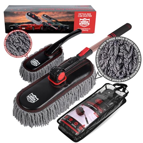 Car Duster Exterior with Extendable Handle (Gray)