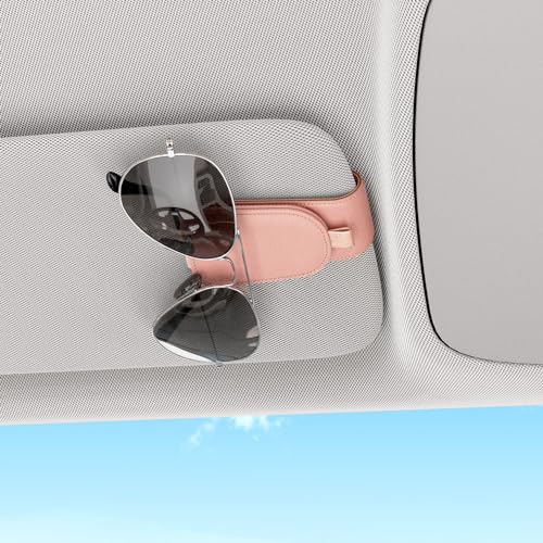 Magnetic Sunglass Holder for Car Visor (Pink)