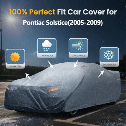 Waterproof Pontiac Solstice (Coupe Car Cover / Custom Fit Pontiac Solstice)