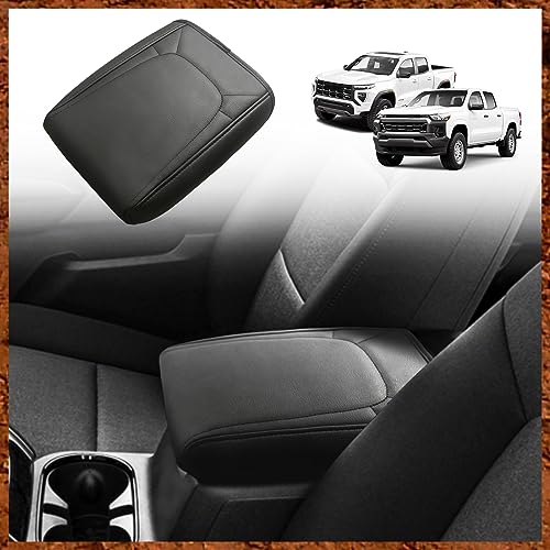 Armrest Cover for 2023+ Colorado Canyon (5) 23+ |Colorado & Canyon| Black Stitch, Regular)
