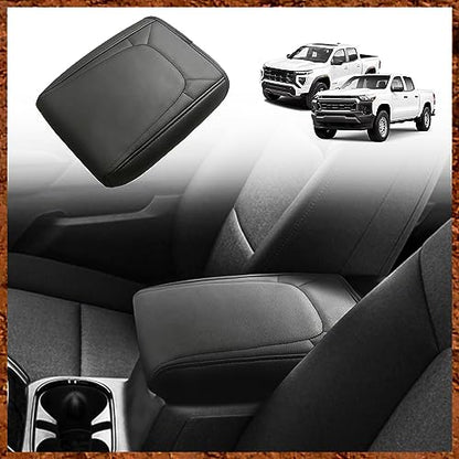 Armrest Cover for 2023+ Colorado Canyon (5) 23+ |Colorado & Canyon| Black Stitch, Regular)