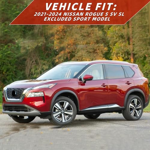 in Channel Rain Guards for 2021 2022 2023 2024 Nissan Rogue S (Fit for 2021-2024 Nissan Rogue)