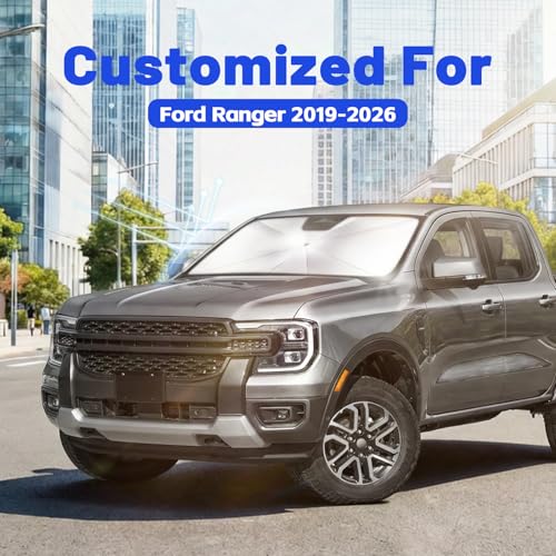 Car Windshield Sun Shade Umbrella for Ford Ranger 2019 (For Ford Ranger 2019-2026)
