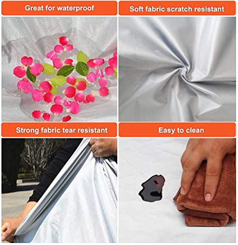 Sedan Car Cover Waterproof All Weather (C9 For Sedan-Length ( 186-193 inch ))