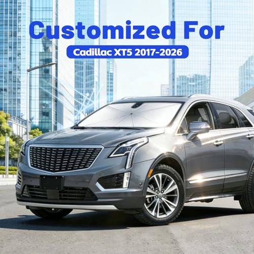 Car Windshield Sun Shade Umbrella for Cadillac XT5 2017 (For Cadillac XT5 2017-2026)