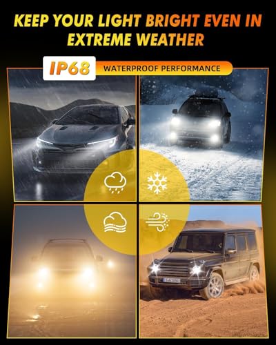 9005 Off Road Fog Light Bulbs 4500K Cool White (9005/HB3)