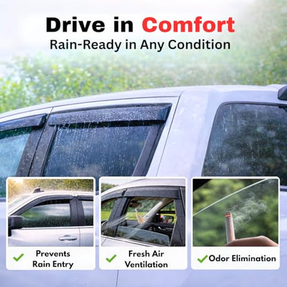 Rain Guards Fit for 2003 (2003-2005 Excursion)