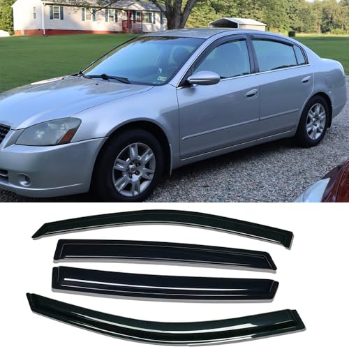 Window Visors Rain Guards for 2002 (2002-2006 Nissan Altima)