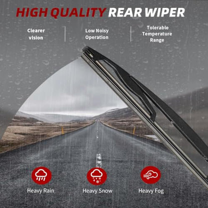 Windshield Wiper Blades Replacement for Chevy Chevrolet Tahoe 2009 (22"+22"+12")