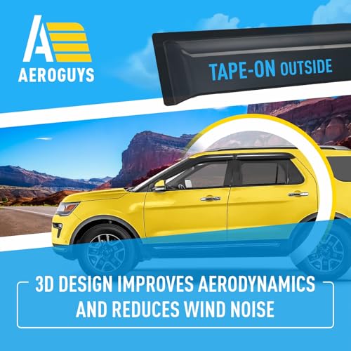 Extra Durable Window Deflectors Tape (For Ford Explorer 11-19)