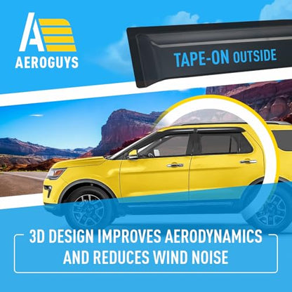 Extra Durable Window Deflectors Tape (For Ford Explorer 11-19)