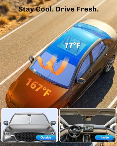 for 2026 Mazda CX5 Windshield Sunshade for 2026 Mazda CX5 Accessories 2026 CX5 Sunshade Foldable Sun Shield 2026 CX (2026 CX5)