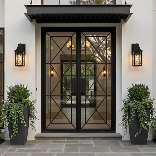 13 inch Outdoor Porch Wall Light (Matte Black / 13-inch)
