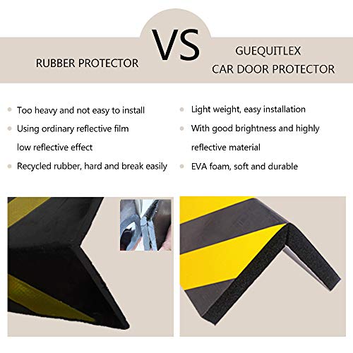 Garage Wall Protector Foam Wall Bumper Corner Guard for Parking Lot 2 Pack (Yellow / 2 pack)