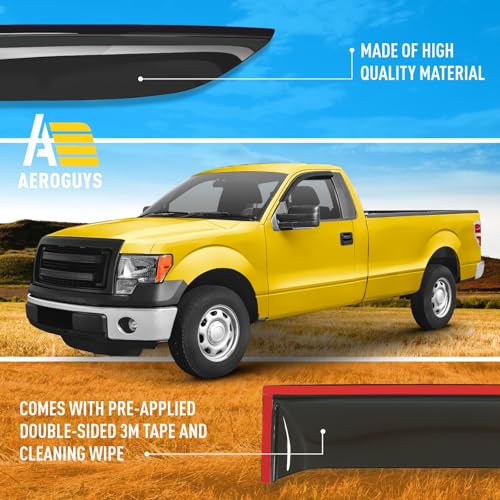 Extra Durable Window Deflectors Tape (For Ford F150 09-14)