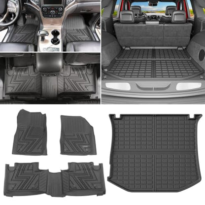 Floor Mats Cargo Mat Compatible with 2011