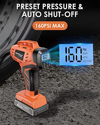 Tire Inflator Air Compressor (Red)