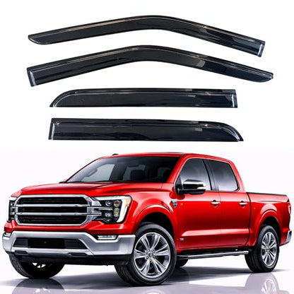 Rain Guards Fit for 2015 (2015-2026 F150 SuperCrew)