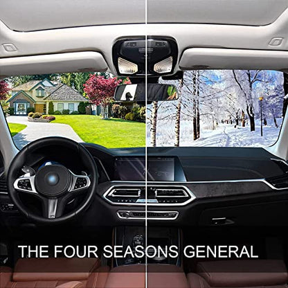 Car Windshield Sun Shade Sunset Palm Trees02 Foldable Car Front Windshield Sunshade Blocks UV Rays Sun Visor Sun Heat Protection for Car Truck SUV to Keep Your Vehicle Cool (Medium / Sunset Palm Trees)