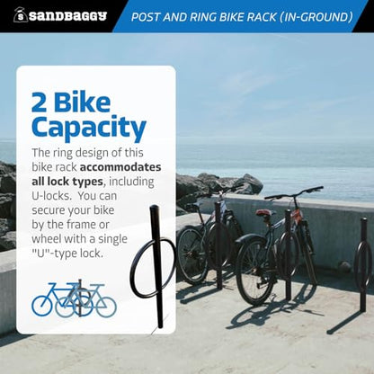 Post and Ring Rack (Black)