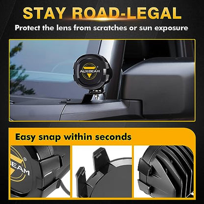 P4 Series 4" Protective Light Covers for Round LED Pods (P4 Series Light Covers)