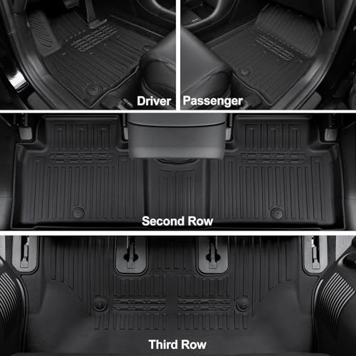 Floor Mats for 2026 2027 Hyundai Palisade Hybrid 7